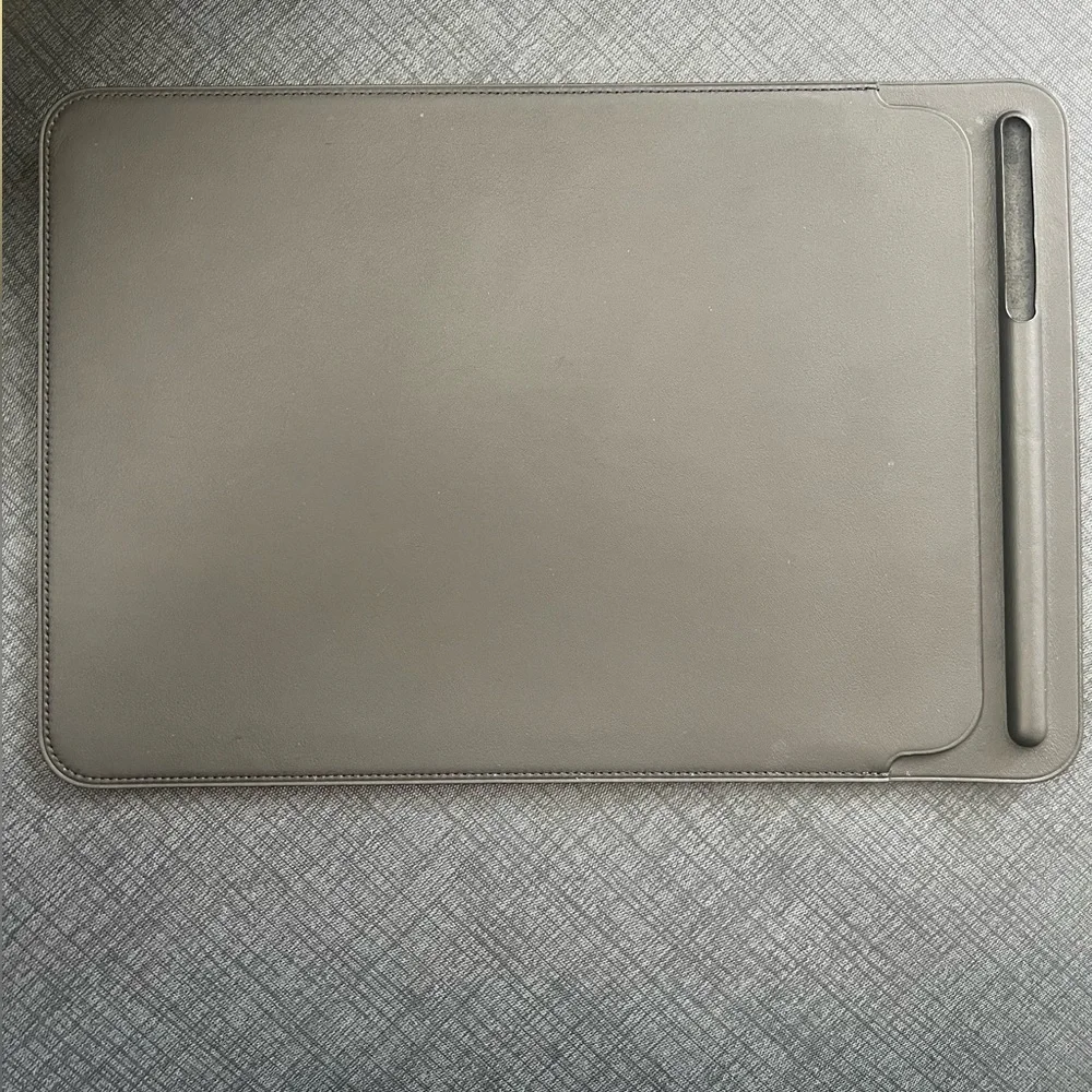 Apple leather sleeve for iPad 10.5 Pro.